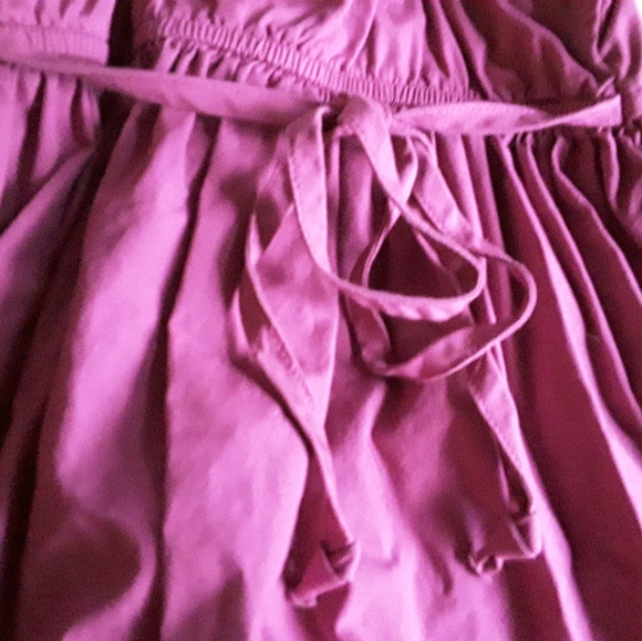 Sugar California Floral Butterfly Magenta Sundress - Picture 5 of 8